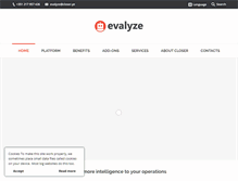 Tablet Screenshot of evalyze.com